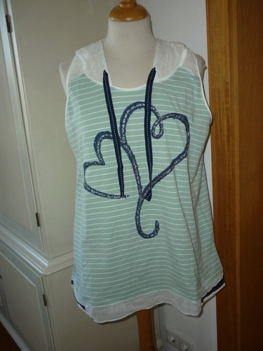 Tredy bluse weste mit - gr.44,