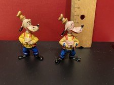 Disney Heimo Figuren Goofy 2 Figuren 70er Jahre