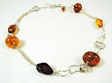 Bernstein Kette mit Armband