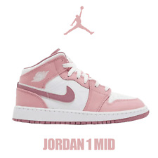 Jordan 1 Mid Desert Berry Pink