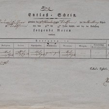 Entlaßschein Abschluss