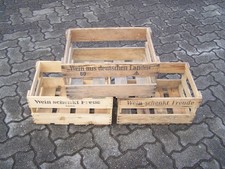 3 x  ALTE  WEINKISTE