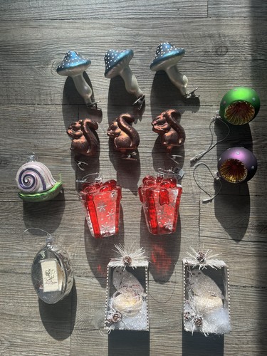 Christbaumschmuck aus glas - aus,