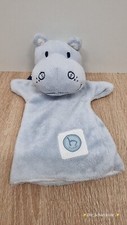 TCM Tchibo Handpuppe Nilpferd ? hellblau, ca 25 cm 
