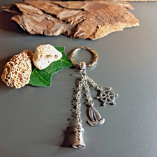 Schlüsselanhänger Maritim Boot Steuer Leuchtturm Geschenk Mitbringsel (23)