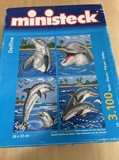 Ministeck DELFIN 4in1 3.100 Teile Pixel Puzzle stecken Steckplatte NEUwertig