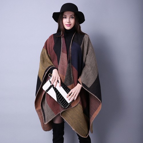 Poncho schal cape - schal,
