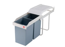Hailo Einbau-Mülleimer Multi Box 2 x 14 l