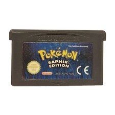 Pokémon Saphire Game Boy Advance – Rarität graues Modul, Sammlerstück Retro GBA