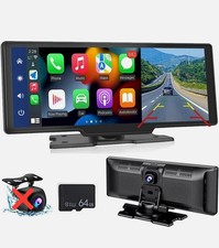 9.3" LeeKooLuu Auto Wireless Carplay & Android Spiegel Video Aufnahme Bluetooth