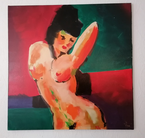 ölgemälde akt erotik frau - akt,