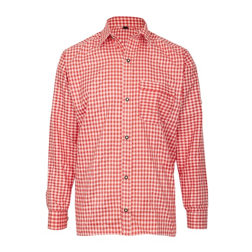 Herren trachtenhemd toni rot - toni,