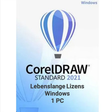 CorelDRAW Standard 2021 I Lebenslange Lizens I Windows I 1 PC