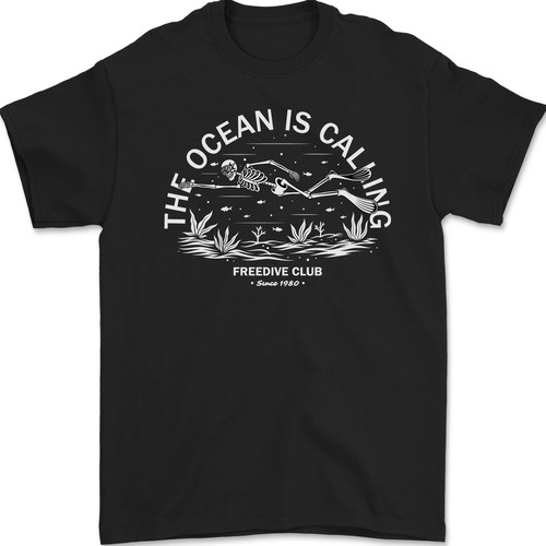 Freediving lustig totenkopf - freediving,