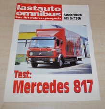 Mercedes Benz 817 Test Truck
