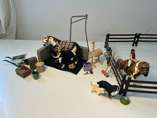 Schleich set waschplatz mit - waschplatz,