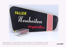 Wandkalender 2025 Faller Auto Motor Sport AMS HitCar ClubRacing