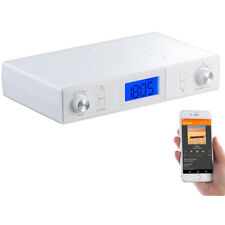 auvisio Stereo-FM-Küchen-Unterbauradio mit Bluetooth, Timer, Wecker, LCD, PLL