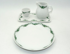 Platte 19,5 cm, Eierbecher, Kuchenteller, Eierbecher Fürstenberg Schlossgarten