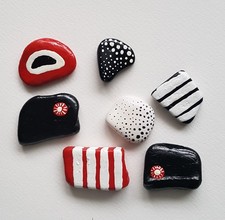 bemalte Steine "..7-tlg