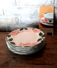6x Frühstücks-Teller, Kuchenteller, Wildrose, Villeroy Boch, 21cm