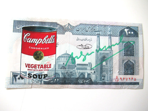 Andy warhol banknote 1x - warhol:,