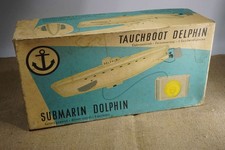 DDR Spielzeug Tauchboot Delphin von Anker in originaler Box