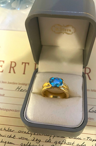 Massiver stern ring 18k - stern,