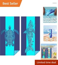 Strandtuch Mikrofaser Groß 2er Set XXL Sandfrei Schnelltrocknend Kinder Urlaub