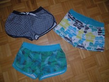 3x Gr. 164/Gr.36 Schwimmshorts, Badeshorts,Badehose,Surferhose,Paddle BOOT Hose!