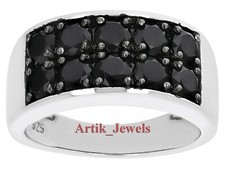 Schwarz Moissanit Mit 14K