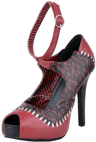 Burgundy zombie stitch - burgundy,
