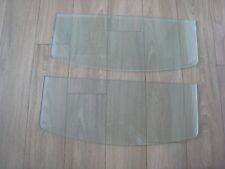 Glasregal Set 2 Böden satiniert 600 x 240 x 8 mm mit Radius Welle