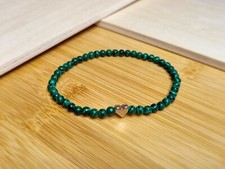 4mm grünes Malachit Armband