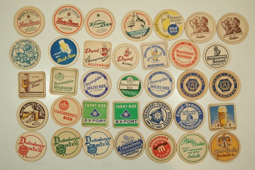 Konvolut alte bierdeckel - konvolut,