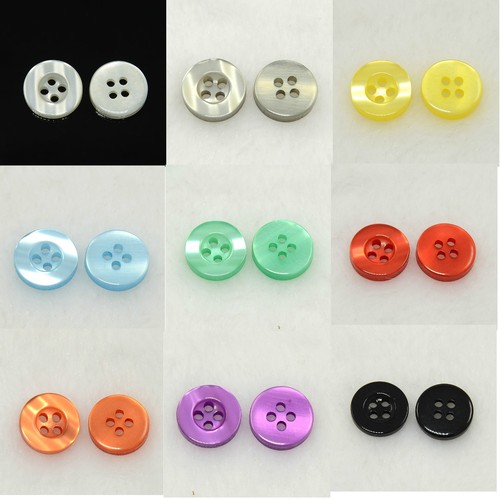Resinknöpfe rund buttons - rund,