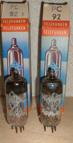 Röhre telefunken pc92 nos ovp - nos,