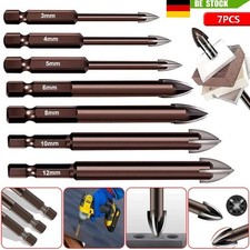 7 Tlg Fliesenbohrer Glasbohrer