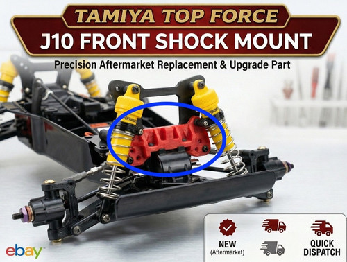 Tamiya df01 front shock mount - front,