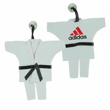 Adidas Mini Karateanzug Judoanzug Jacke Deko Anhänger Gi Geschenk Karate Kimono