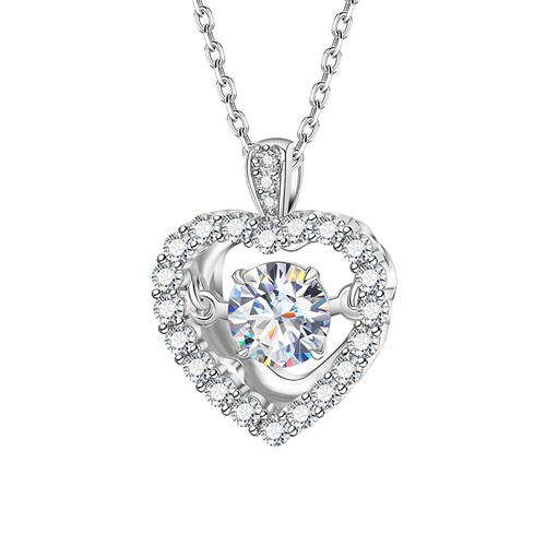 1kt moissanit 18k - moissanit, platin