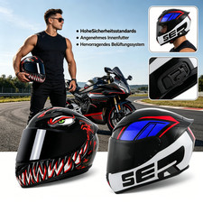 M/L/XL Motorrad Helm Klapphelm