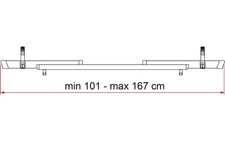Fiamma Fahrradträger Zusatzschiene Kit Rail Premium 48 Campingzubehör B-Ware