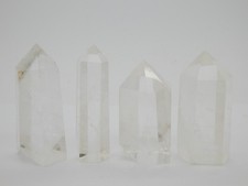 Lot Bergkristall Spitzen, sehr klar, ca 6,7-7,8 cm 4 Stück, 0,44 kg, AB-Q. !!!