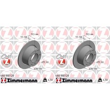 2x ZIMMERMANN BREMSSCHEIBEN