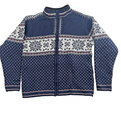 Herren norweger strickjacke - strickjacke, m