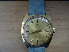 REVUE 17 Jewels Incabloc  Vintage Armbanduhr