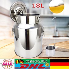 Milchkanne Edelstahl Milchkrug Milch Transportkanne Wein Öl Milchbehälter 18 L