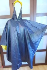 100% PVC Regencape + Kapuze Regen Cape Jacke Mantel ca 56 / XL