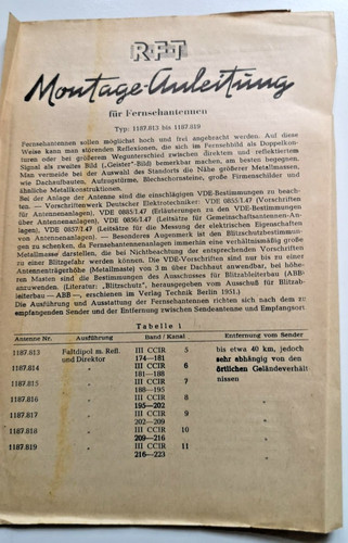 Rft montageanleitung - rft,